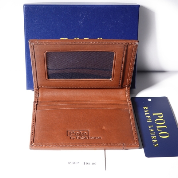 POLO RALPH LAUREN HERITAGE BIFOLD ID WALLET - Picture 5 of 8